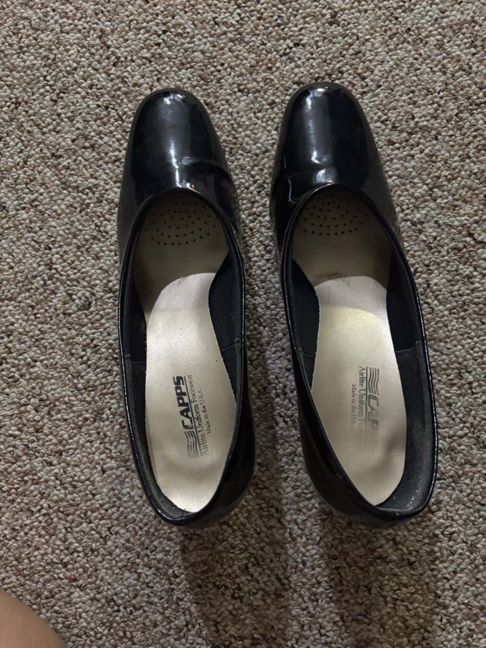 Women’s Black Patent Slip-On Flats